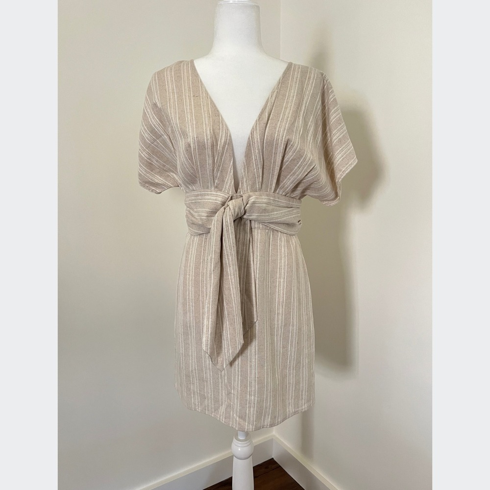 Majorelle Harrington Mini Dress Revolve Beige Size small - Picture 2 of 8